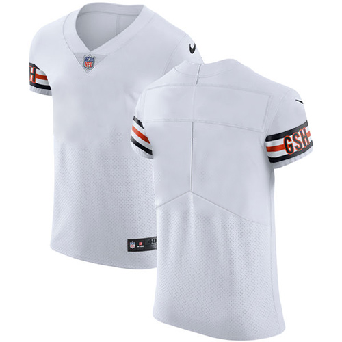 Nike Bears Blank White Men's Stitched NFL Vapor Untouchable Elite Jersey - Click Image to Close