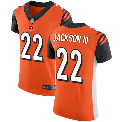 Bengals #22 William Jackson III Orange Alternate Men's Stitched Football Vapor Untouchable Elite Jersey - Click Image to Close