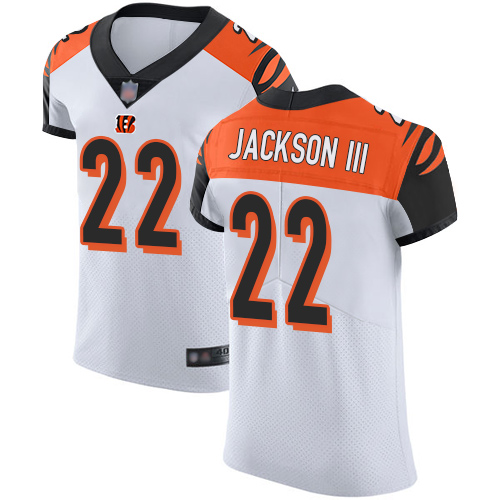 Bengals #22 William Jackson III White Men's Stitched Football Vapor Untouchable Elite Jersey