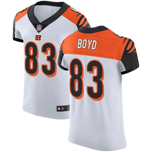 Nike Bengals #83 Tyler Boyd White Men's Stitched NFL Vapor Untouchable Elite Jersey