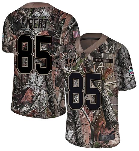 Nike Bengals #85 Tyler Eifert Camo Men's Stitched NFL Limited Rush Realtree Jersey