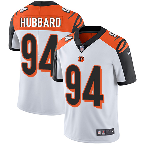 Nike Bengals #94 Sam Hubbard White Men's Stitched NFL Vapor Untouchable Limited Jersey - Click Image to Close