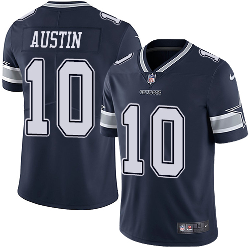 Nike Cowboys #10 Tavon Austin Navy Blue Team Color Men's Stitched NFL Vapor Untouchable Limited Jersey - Click Image to Close