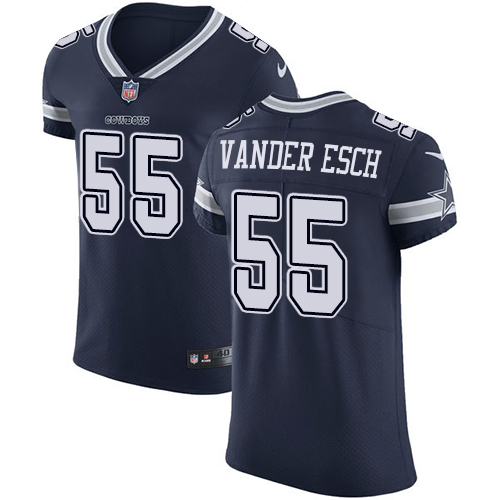 Nike Cowboys #55 Leighton Vander Esch Navy Blue Team Color Men's Stitched NFL Vapor Untouchable Elite Jersey