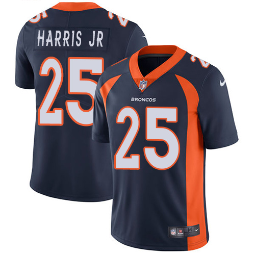 Nike Broncos #25 Chris Harris Jr Navy Blue Alternate Men's Stitched NFL Vapor Untouchable Limited Jersey - Click Image to Close