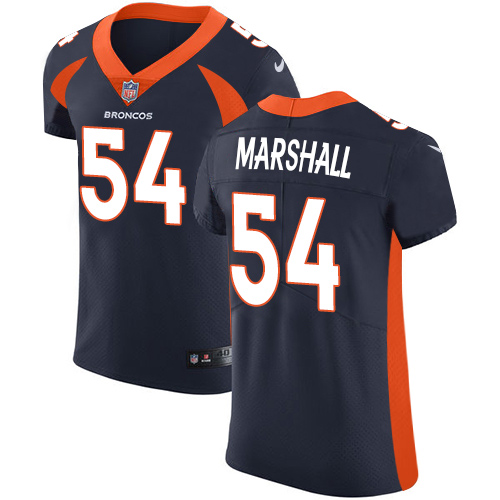 Nike Broncos #54 Brandon Marshall Navy Blue Alternate Men's Stitched NFL Vapor Untouchable Elite Jersey