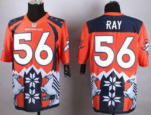 Nike Broncos #56 Shane Ray Orange Men's Stitched NFL Elite Noble Fashion Jersey