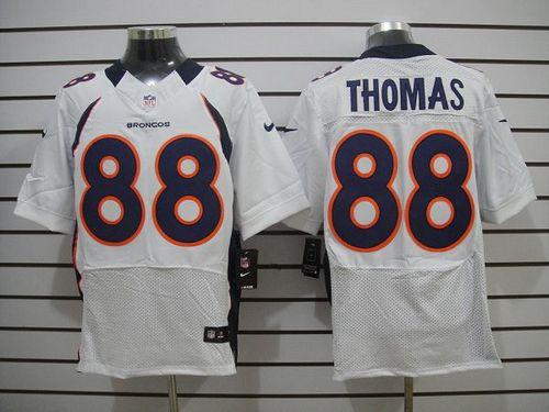 Nike Broncos #88 Demaryius Thomas White Men's Stitched NFL Elite Jersey