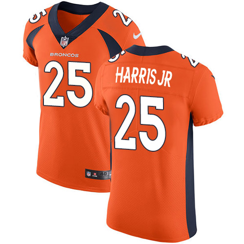 Nike Broncos #25 Chris Harris Jr Orange Team Color Men's Stitched NFL Vapor Untouchable Elite Jersey