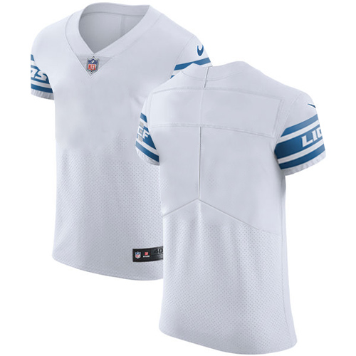 Nike Lions Blank White Men's Stitched NFL Vapor Untouchable Elite Jersey - Click Image to Close