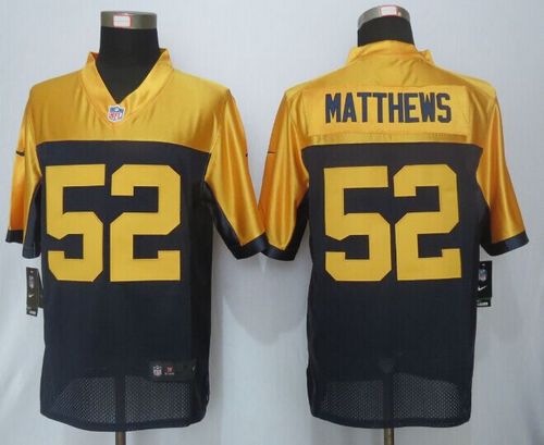 Nike Packers #52 Clay Matthews Navy Blue Alternate Men's Stitched NFL New Limited Jersey