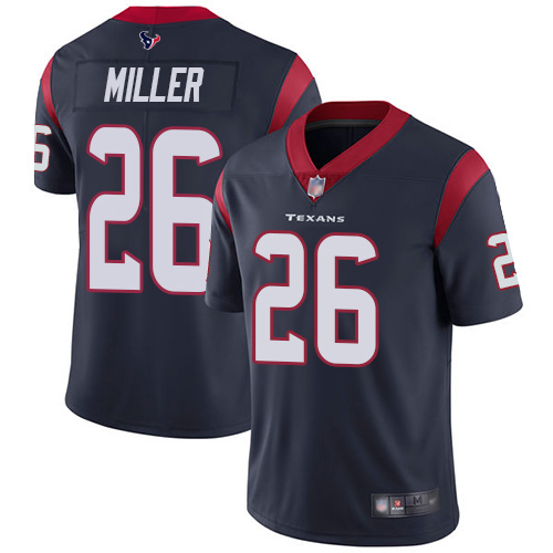 Texans #26 Lamar Miller Navy Blue Team Color Men's Stitched Football Vapor Untouchable Limited Jersey