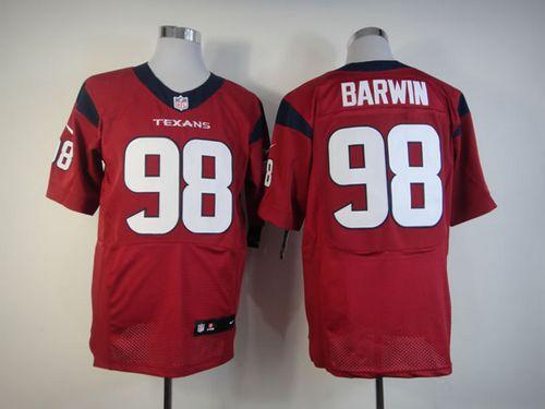 Nike Texans #98 Connor Barwin Red Alternate Men's Stitched NFL Elite Jersey