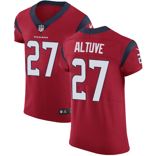 Nike Texans #27 Jose Altuve Red Alternate Men's Stitched NFL Vapor Untouchable Elite Jersey