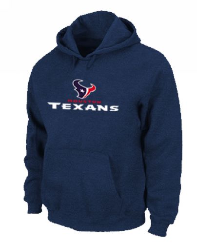 Houston Texans Authentic Logo Pullover Hoodie Dark Blue