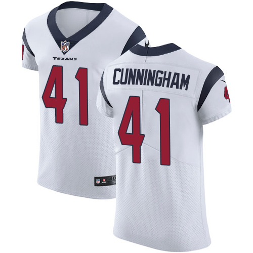 Nike Texans #41 Zach Cunningham White Men's Stitched NFL Vapor Untouchable Elite Jersey