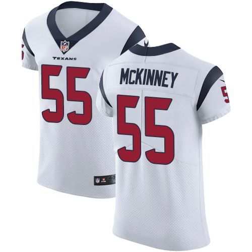 Nike Texans #55 Benardrick McKinney White Men's Stitched NFL Vapor Untouchable Elite Jersey