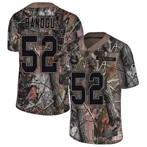 Colts #52 Ben Banogu Camo Men's Stitched Football Limited Rush Realtree Jersey