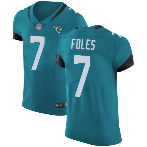 Nike Jaguars #7 Nick Foles Teal Green Alternate Men's Stitched NFL Vapor Untouchable Elite Jersey