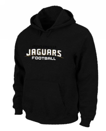 Jacksonville Jaguars Authentic Font Pullover Hoodie Black