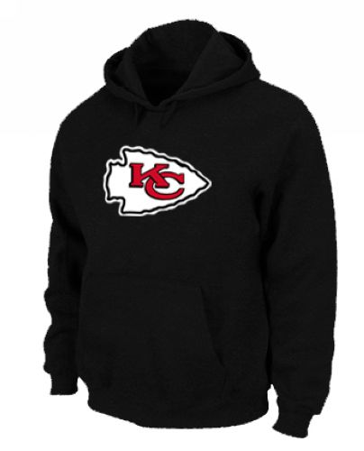 Kansas City Chiefs Logo Pullover Hoodie Black