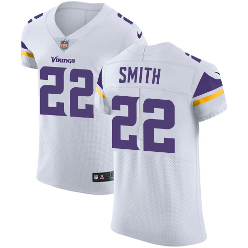 Nike Vikings #22 Harrison Smith White Men's Stitched NFL Vapor Untouchable Elite Jersey