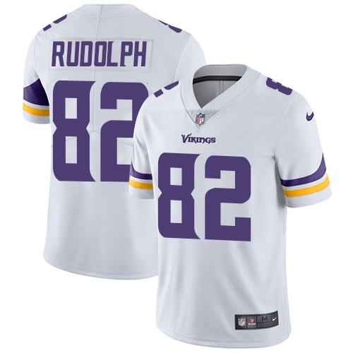 Nike Vikings #82 Kyle Rudolph White Men's Stitched NFL Vapor Untouchable Limited Jersey