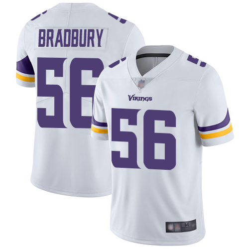 Vikings #56 Garrett Bradbury White Men's Stitched Football Vapor Untouchable Limited Jersey