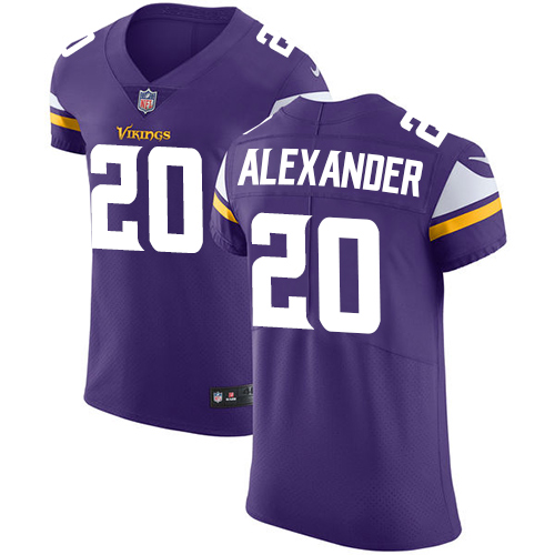 Nike Vikings #20 Mackensie Alexander Purple Team Color Men's Stitched NFL Vapor Untouchable Elite Jersey