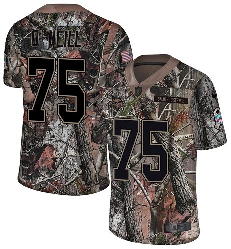 Nike Vikings #75 Brian O'Neill Camo Men's Stitched NFL Limited Rush Realtree Jersey