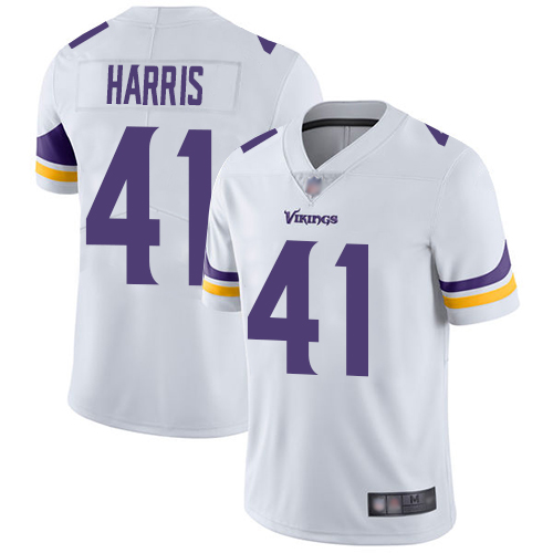 Vikings #41 Anthony Harris White Men's Stitched Football Vapor Untouchable Limited Jersey - Click Image to Close