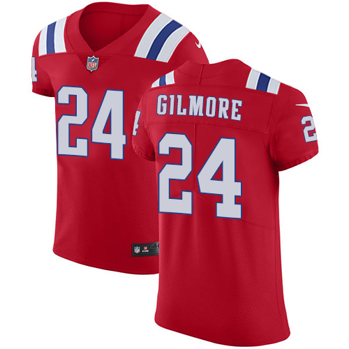 Nike Patriots #24 Stephon Gilmore Red Alternate Men's Stitched NFL Vapor Untouchable Elite Jersey