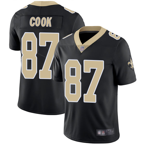 Saints #87 Jared Cook Black Team Color Men's Stitched Football Vapor Untouchable Limited Jersey