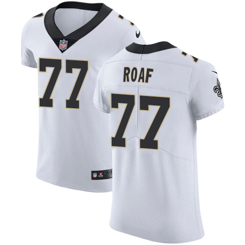 Nike Saints #77 Willie Roaf White Men's Stitched NFL Vapor Untouchable Elite Jersey