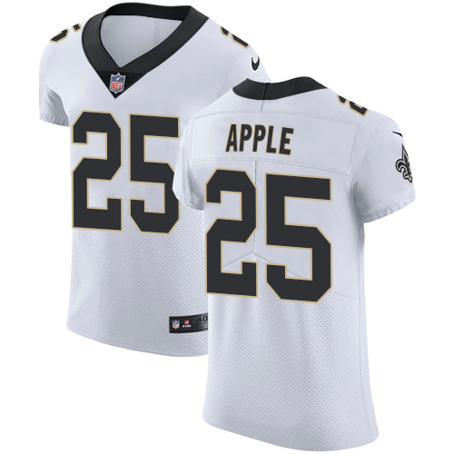 Nike Saints #25 Eli Apple White Men's Stitched NFL Vapor Untouchable Elite Jersey