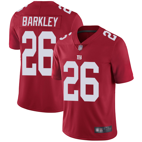 Giants #26 Saquon Barkley Red Men's Stitched Football Limited Inverted Legend Jersey