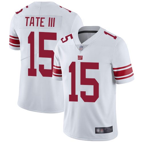 Giants #15 Golden Tate III White Men's Stitched Football Vapor Untouchable Limited Jersey - Click Image to Close