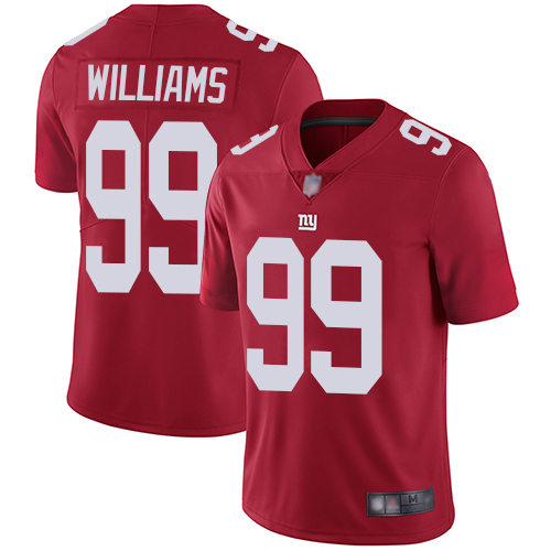 Giants #99 Leonard Williams Red Alternate Men's Stitched Football Vapor Untouchable Limited Jersey