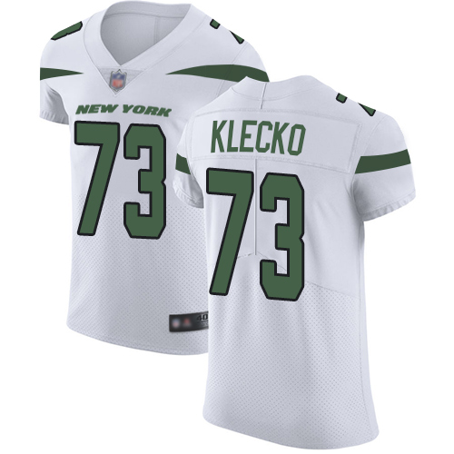 Nike Jets #73 Joe Klecko White Men's Stitched NFL Vapor Untouchable Elite Jersey