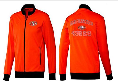 NFL San Francisco 49ers Heart Jacket Orange