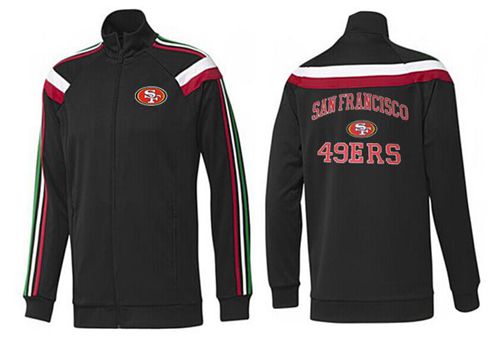 NFL San Francisco 49ers Heart Jacket Black_1