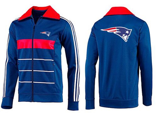 NFL New England Patriots Team Logo Jacket Blue_3