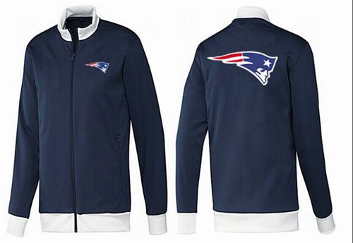 NFL New England Patriots Team Logo Jacket Dark Blue - Click Image to Close