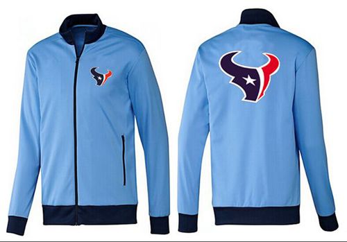 NFL Houston Texans Team Logo Jacket Light Blue