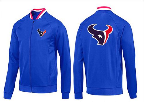 NFL Houston Texans Team Logo Jacket Blue_1 - Click Image to Close