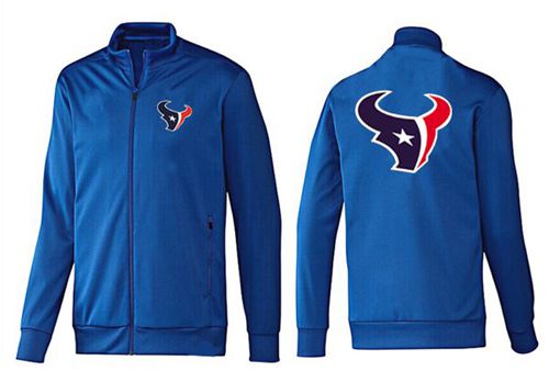 NFL Houston Texans Team Logo Jacket Blue_2 - Click Image to Close