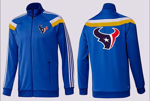 NFL Houston Texans Team Logo Jacket Blue_3 - Click Image to Close