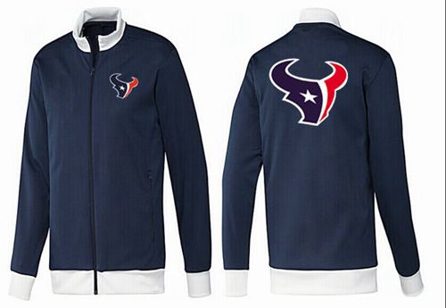 NFL Houston Texans Team Logo Jacket Dark Blue_1 - Click Image to Close