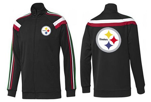 NFL Pittsburgh Steelers Team Logo Jacket Black_2