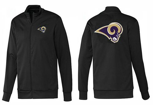 NFL Los Angeles Rams Team Logo Jacket Black_2